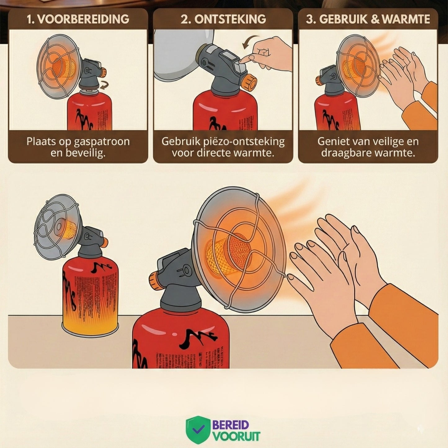 Heat Lite™ | Kleine Gaskachel