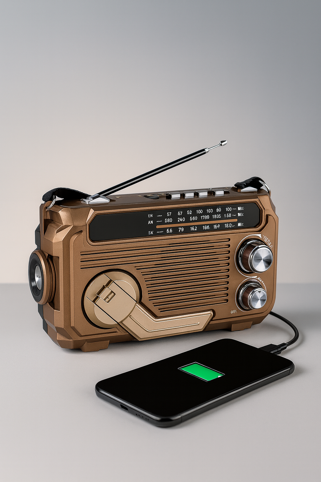 Power Pro™ | 3-in-1 Noodradio, Zaklamp & Powerbank