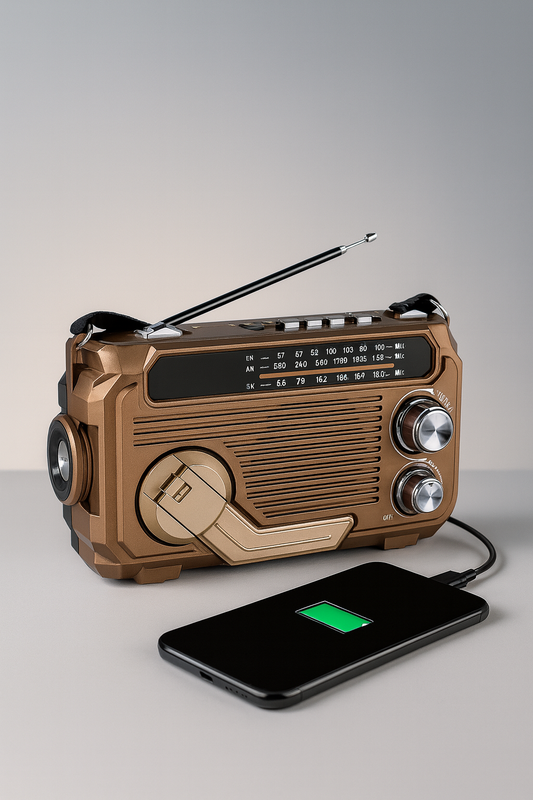 Power Pro™ | 3-in-1 Noodradio, Zaklamp & Powerbank